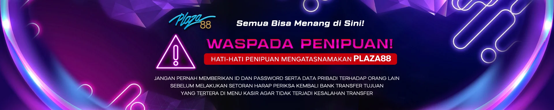 WASPADA PENIPUAN